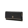 Daks Black Carlisle Pattern Gold Dd 3 Fold Wallet Dcwa6e411bk