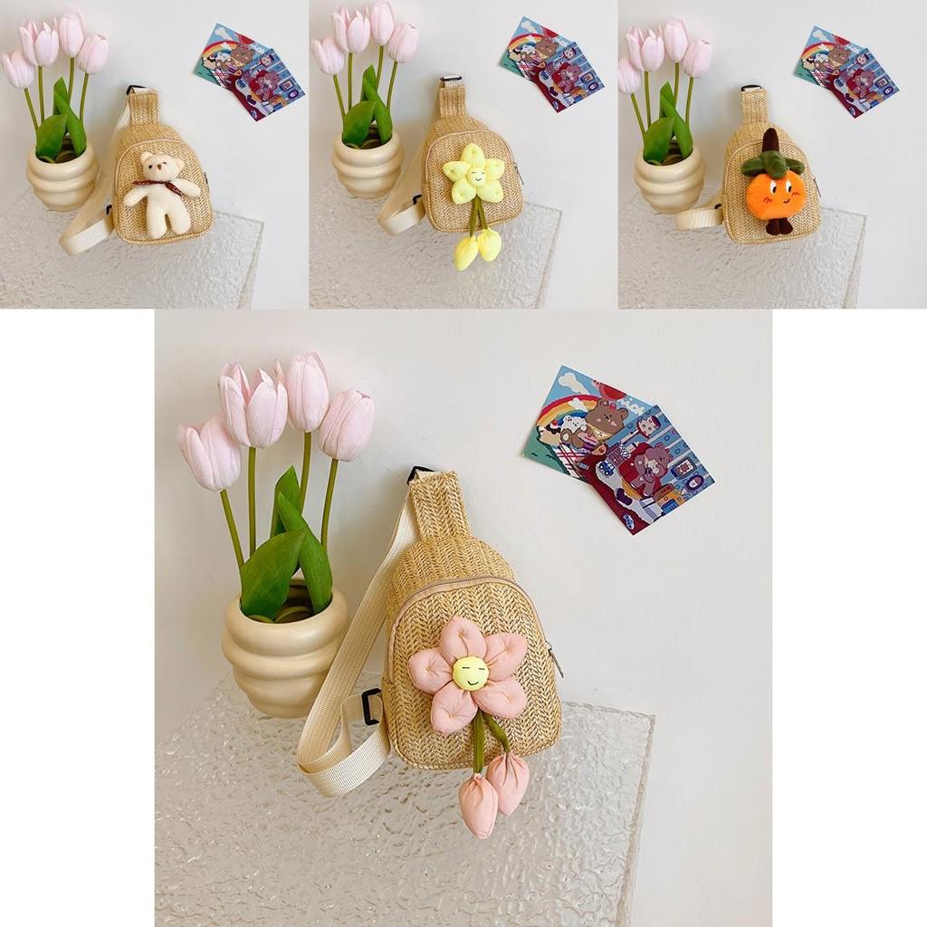 Adorable Cartoon Bear Crossbody Mini Backpack For Kids Lightweight Stylish Design