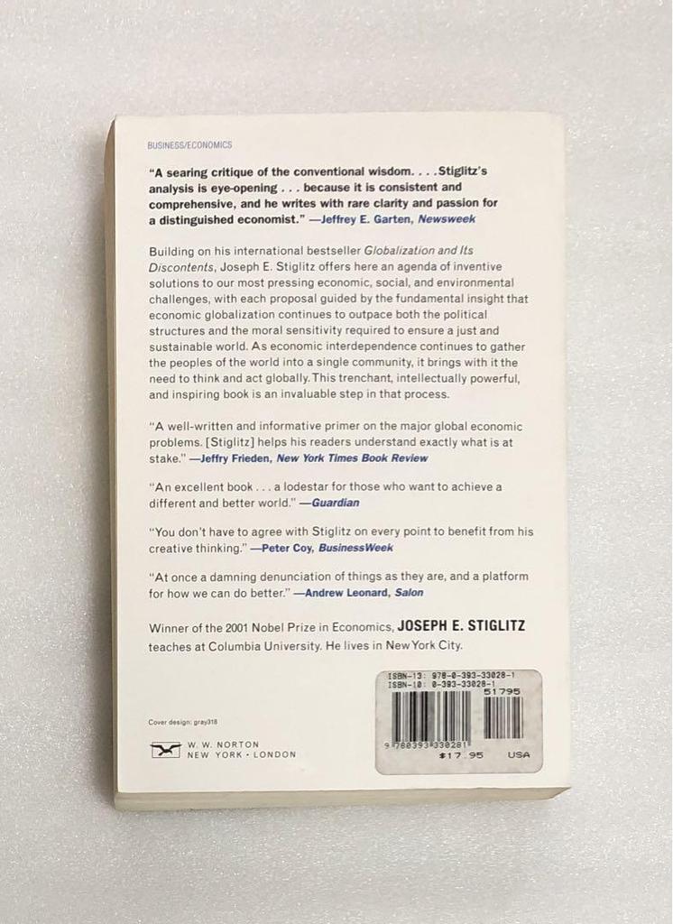 [USED] Making Globalization Work