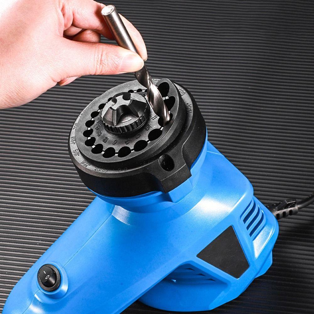 19 Holes Drill Bit Sharpener Anti Slip Foot Pads Electric Drill Bit Grinder  Drill Bit Grinder