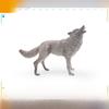 Wild Animal Pvc Gray Wolf Model With Realistic Design For Childrens Educational Play