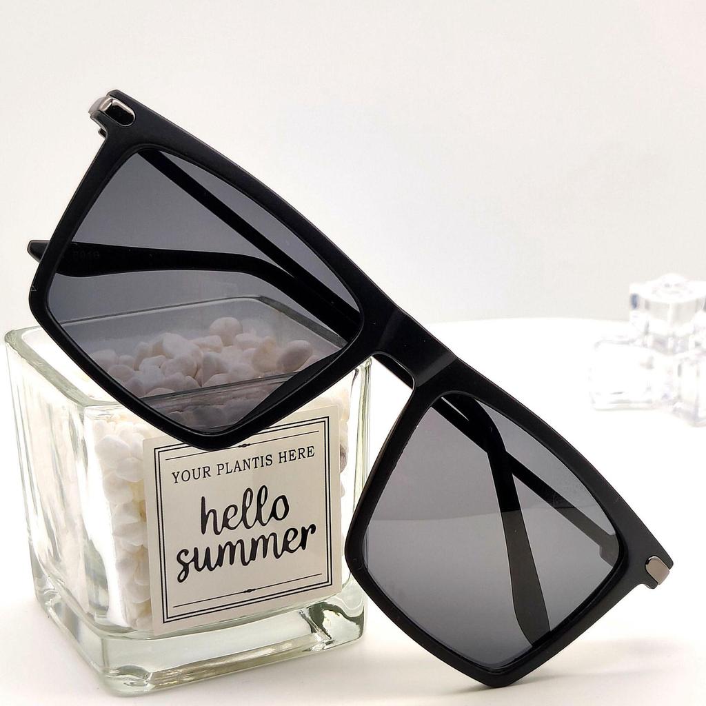 Polariserade Fotokromatiska Metallsolglasögon med Gula Mörkerseende Anti-Reflex Linser för Körning