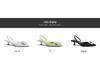 2024 Summer Wizard of Oz Rhinestone Buckle Pointed Toe Backless Heels - Women's One-Strap Closed Sandals