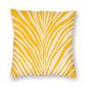 Yellow Zebra Animal Pillowcase Polyester Linen Velvet Printed Zip Decor Throw Pillow Case Home Cushion Cover