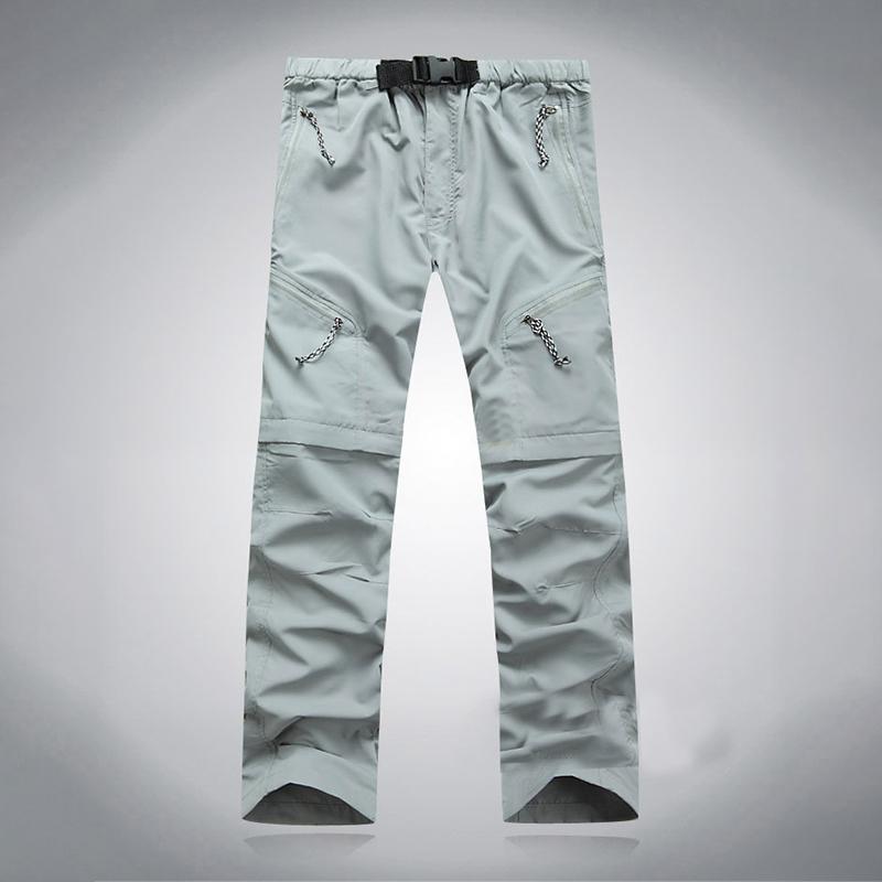Men Quick Dry Outdoor Pants Removable Summer Breathable Pant