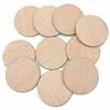 10pcs Round Disc Wooden Cutouts Ornaments Unfinished Wood Circle Wood Pieces for Craft Supplies Decoration