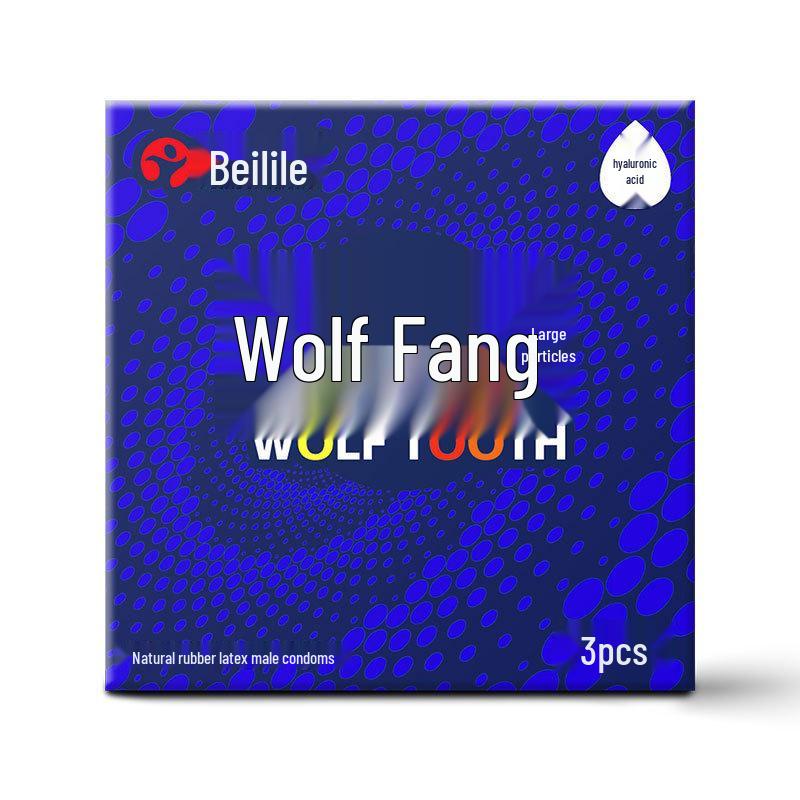 Bailile Prickly Silky Ribbed Condoms - Light & Thin 3D Texture for Adults