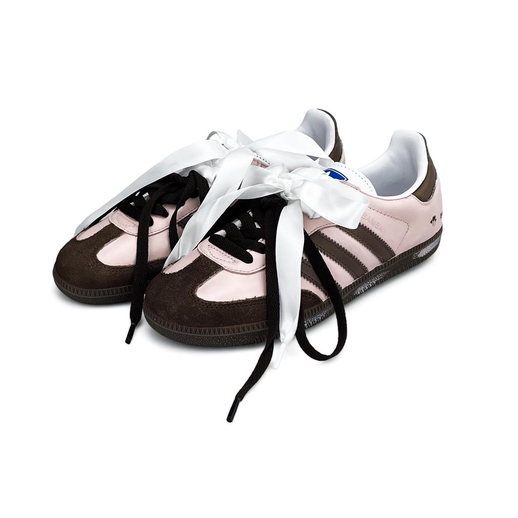 adidas Samba OG Abrasion Resistant Lightweight Wear Resistant And Lightweight Low Top Skateboard Shoes Women's B75806(Team1324-LD)