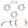 LOKUMI 3 sizes and 3 colors to choose made in hoop K24 Earrings, from, Japan, earrings, hypoallergenic, one-touch, catchless, large, small, large,