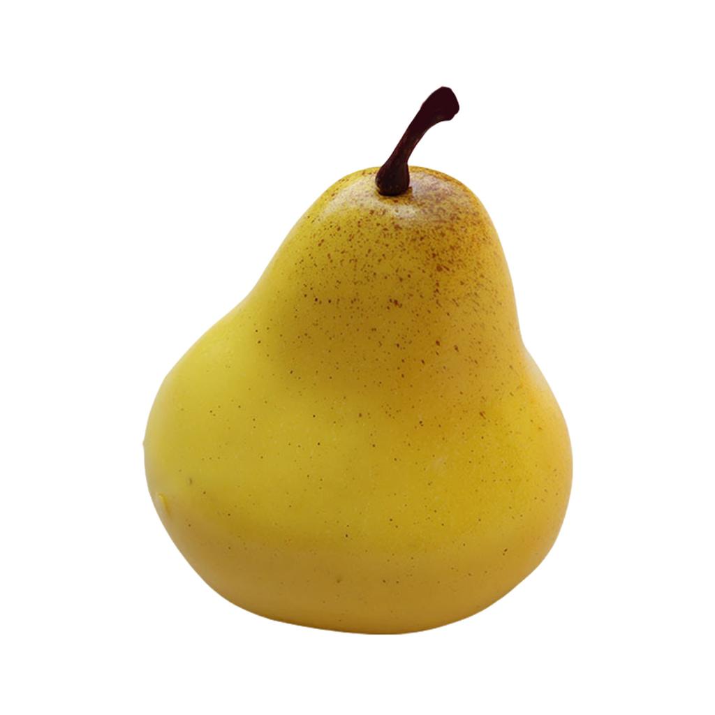 Realistic Artificial Pear for Home and Shop Decoration Decorative Simulated Fruit for Kitchen or Dining Room Display