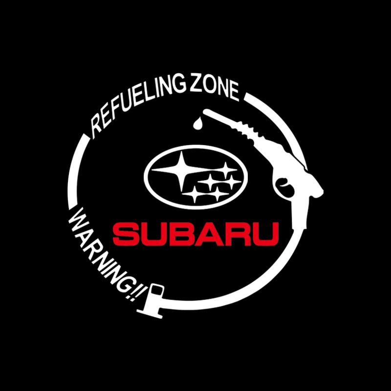 Car Badge Vinyl Reflective Fuel Tank Cap Stickers Decal Accessories For Subaru WRX Forester Outback Crosstrek Legacy Impreza Levorg