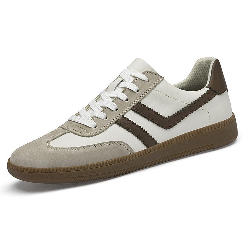 

Мужская обувь 2025 новая немецкая тренировочная маленькая белая обувь модная универсальная обувь для скейтборда внешнеторговая большого размера ретро пара повседневная обувь 45