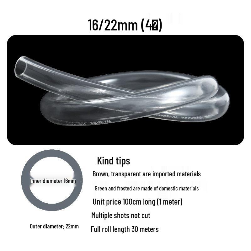 Aquarium Silicone Water Pump Hose with Filter - Inlet/Outlet for Water Change & Discharge