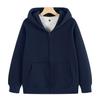 Unisex Heavyweight 720g Cotton Zip-Up Hoodie - Solid Color, Loose Fit, Super Thick, Cardigan Style