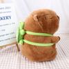 Simulation Capybara Plush Doll Capybara Animal With Turtle Backpack  Christmas Toy