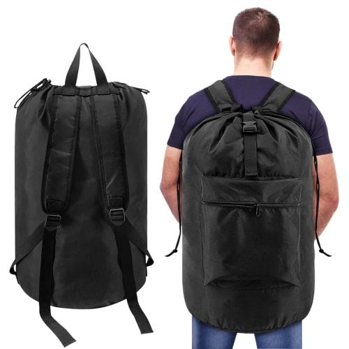 SENUN Laundry Bag (Featured In Magazines) Large Capacity Backpack with Oxford Clothes, Stylish and Foldable, Perfect for Laundromats, Sports, Travel,
