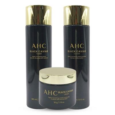 Basic Cosmetics Black Caviar 3 Types (toner + Lotion + Cream)