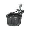Inflatable Skull Ice Bucket Halloween Party Drink Tub Skeleton Beer Cooler For Decor