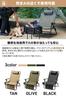 WAQ Reclining Low Chair Reclining Low Chair Folding Chair Reclining Chair Outdoor Bonfire Iron Drink Holder WAQ-RLC1 (OLIVE)