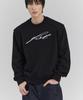 Poseusenseutibeu Force Fst Sign Logo Sweat Shirt (Bk)