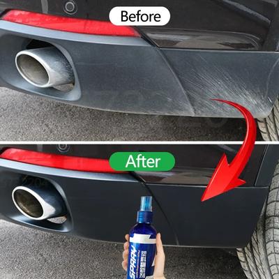 Auto-Kunststoff-Restaurierungsbeschichtungsmittel, Auto-Kunststoff-Gummi-Außenreparatur, sauberes, erfrischendes Wiederherstellungsmittel, schwarzer Glanz, Versiegelung, Aufhellung