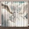 High Density Blackout Curtains Cartoon Animal Cute 3D Digital Printing Blackout Curtains