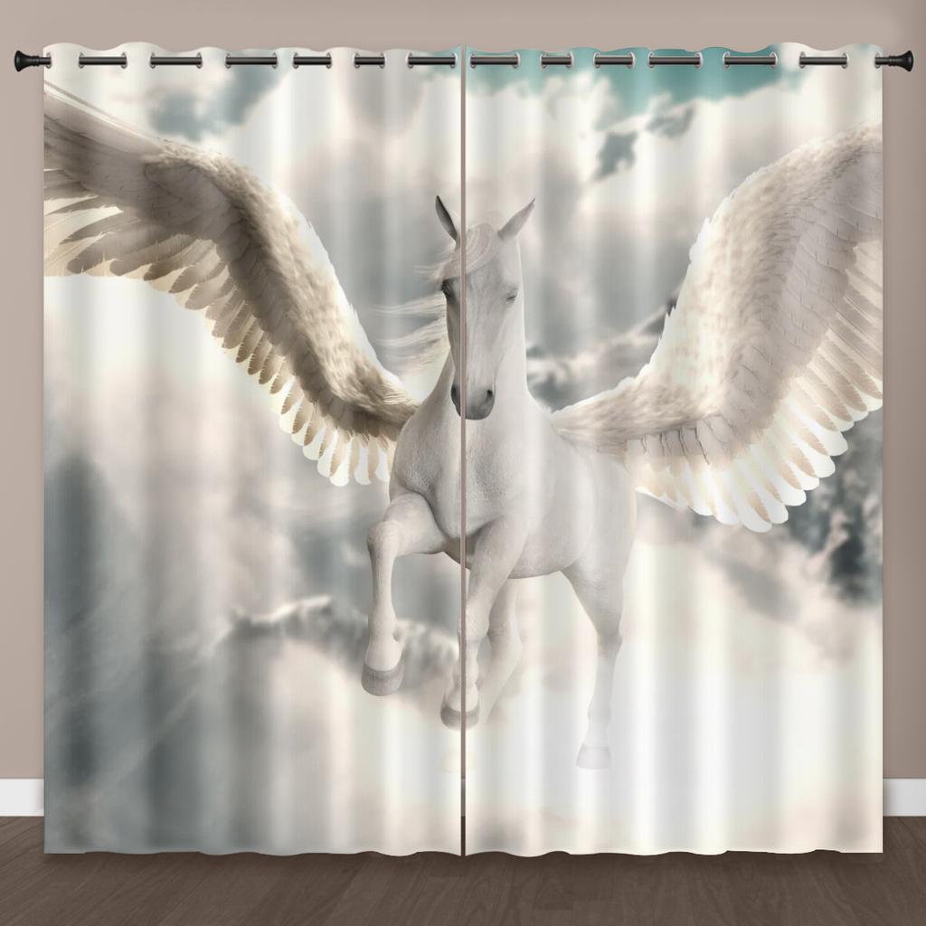 High Density Blackout Curtains Cartoon Animal Cute 3D Digital Printing Blackout Curtains