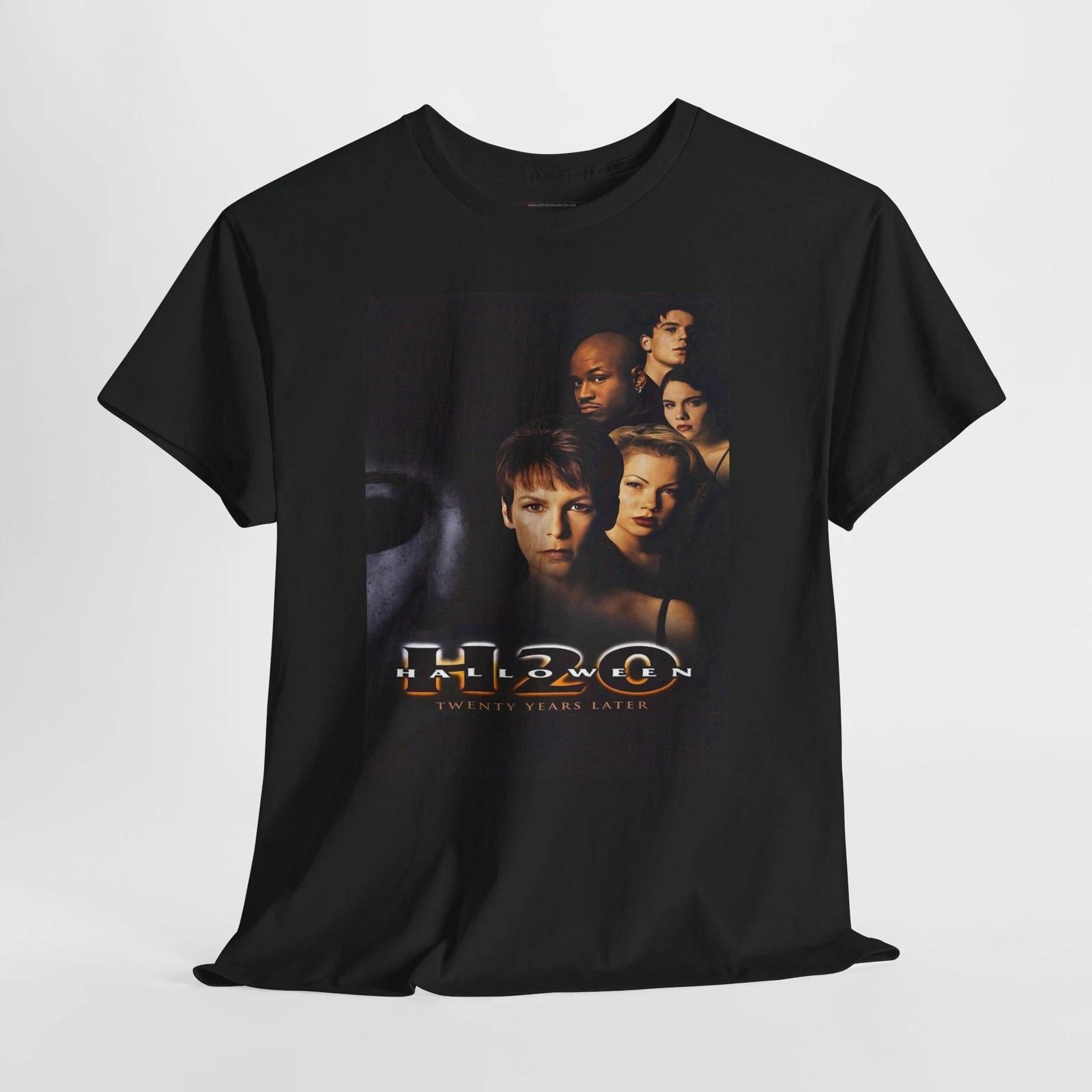 Halloween H20 1998 Retro Movie Poster Horror Unisex Graphic T-Shirt 3XL