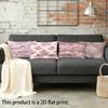 Pink Clouds Patterned Pillowcase Suitable For Sofa Bedroom Car Pillow Cover Cushion Rectangular Back Cushion