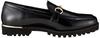 Carino CAWG22304 Women's Black Patent Leather Loafers, Size 23.0 Cm