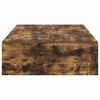 Storage Bed Frame Smoked Oak 31.5  x 78.7  (80 x 200 cm)