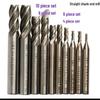 HSS Straight Shank End Mill Set CN Plug (adapter Included)