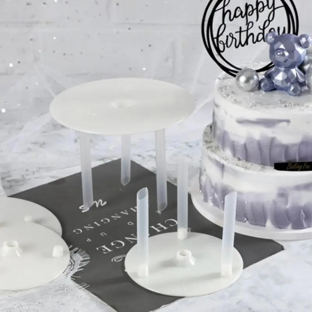 Plastic Cake Spacer Piling Bracket Multi-Layer Cake Tier Support  Cake Tier Support