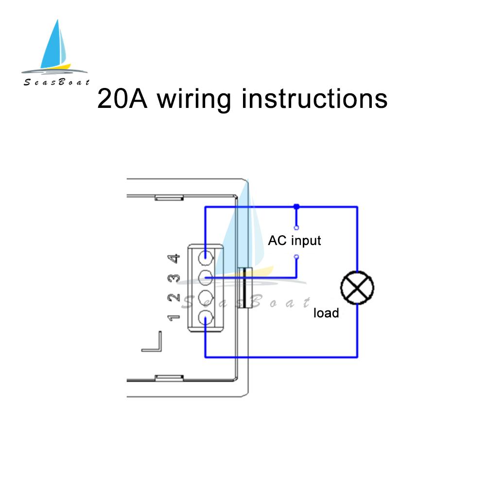 Digital Voltmeter Ammeter AC 5A/10A/20A/100A Power Electricity Meter 1100W/2200W/4400W/22000W HD Display Voltage Current Meter