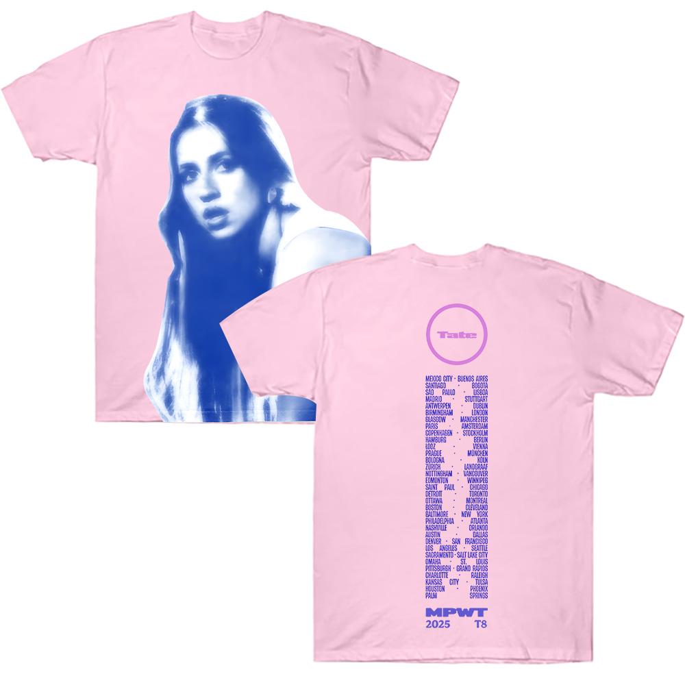 Miss Possessive Světové turné Foto tričko Tate Mcrae Grafická trička Trendy design Estetické oblečení Unisex Vysoce kvalitní bavlněný top