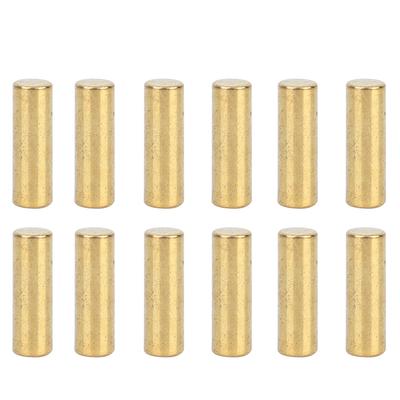 12 STÜCKE Premium E-Gitarren Tonabnehmer Ersatz Magnet Slug Stäbe Langlebiges Humbucker Set(15 mm)