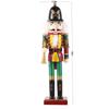 Christmas Nutcracker Ornament 12 inch Traditional Painted Wooden Nutcracker Soldier Doll Nutcracker Figures Holiday Party Tabletop Christmas Decorat