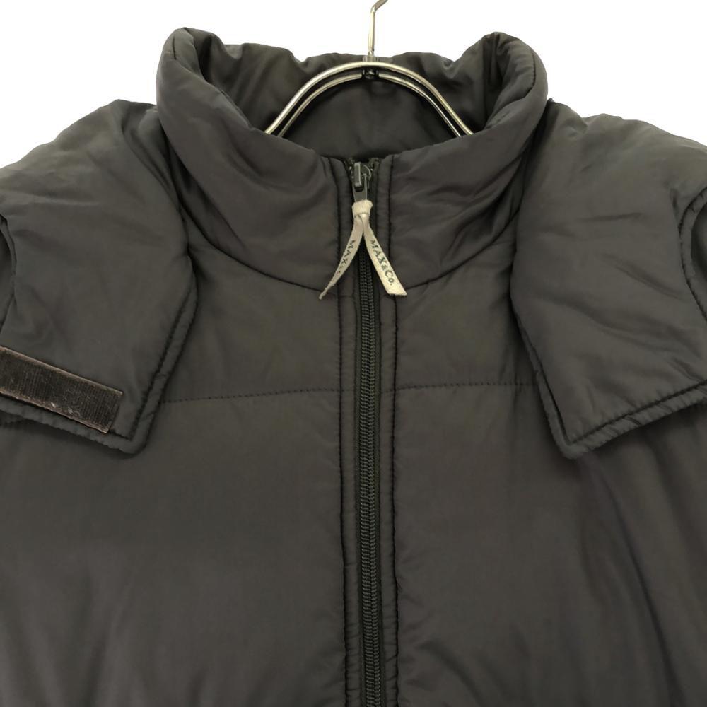 MAX&CO Bluza z kapturem Płaszcz watowany 36 szary Podwójny zamek damski Używany