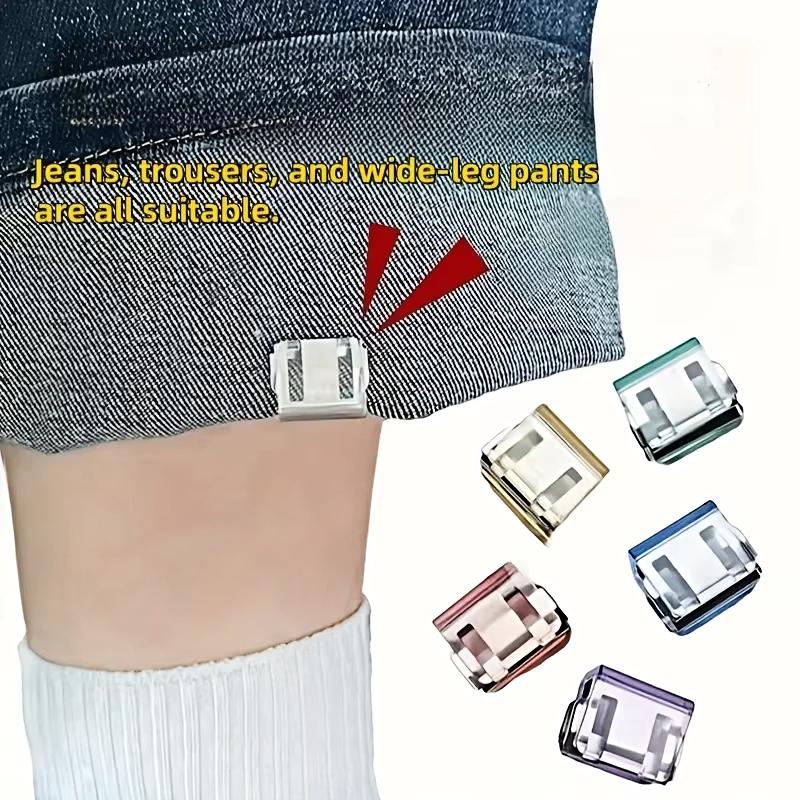 1 Stück Abnehmbarer Anti-Rutsch-Hosenclip Unsichtbare Nähfreie Verdeck-Schnalle für DIY Nähhandwerk Kleiderclips