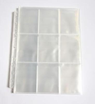 Sammelkartenhülle kompatibel mit und Blatt Sammelkarte Sternensammlung Sammelkarte Karte Karte Transparent 9-Taschen, 12-Blatt-Album, 2-, 3-, 4-Ring-Karten,