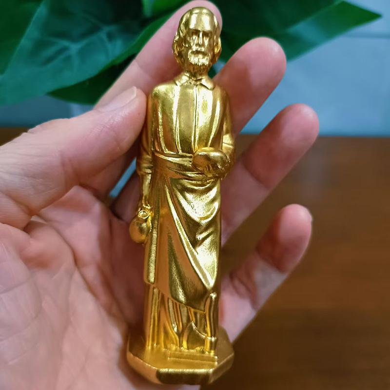 Gold Westmon Works St Joseph Statue For Selling Homes With Instruction Card Real Estate Patron Saint Pack Resin Figurines Crafts