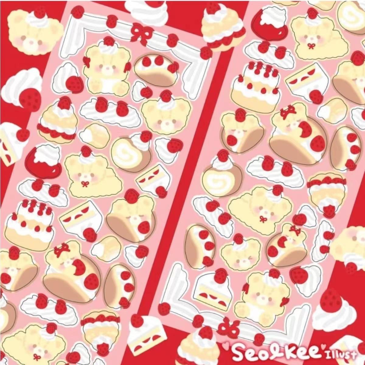 Корейская популярная мультяшная наклейка того же стиля — фото 6