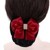 Zircon For Girls Hotel Nurse Korean Bun Snood Hairgrips Cover Net Women Spring Clips Ponytail Clip