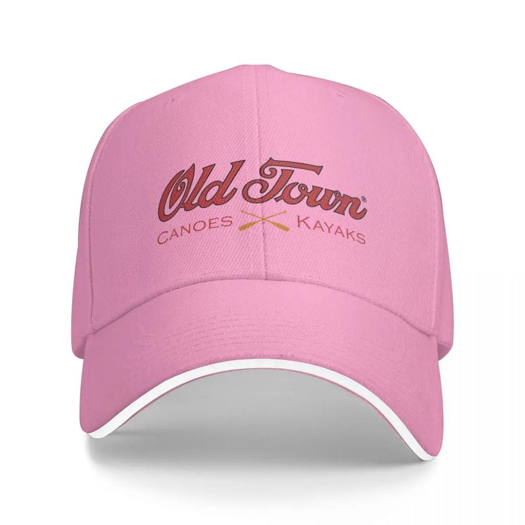 Old Town Canoe and Kayak Baseball Cap Golf Hat Man Black All Seasons Breathable Hat Women Beach Fashion Men
