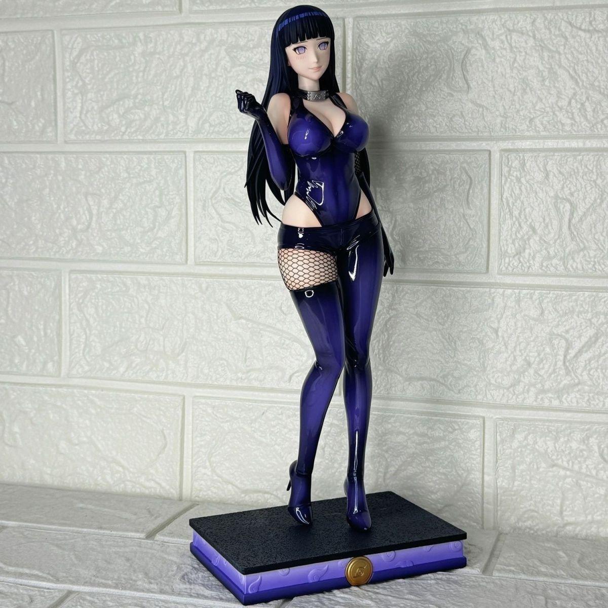 

In Stock Naruto lShadow-puppet Hinata anime figures Can be Favorite move PVC Favorite 11.02Inch/28cm Beast Battle toys Gifts