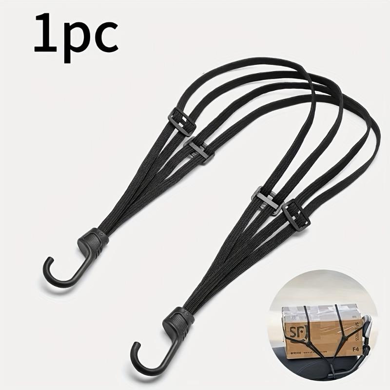 

1pc/2pcs four-in-one 4-in-1 Multifunctional High-Elasticity Strap with Hook for Motorcycle Electric Bicycle Helmet Rear Box Seat