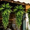 Fake Hanging Plants, UV Resistant Fake Vines, Artificial Ivy Plants, Outdoor Faux Plants, Indoor Bedroom Living Room Boho Wall Porch Shelf Decor