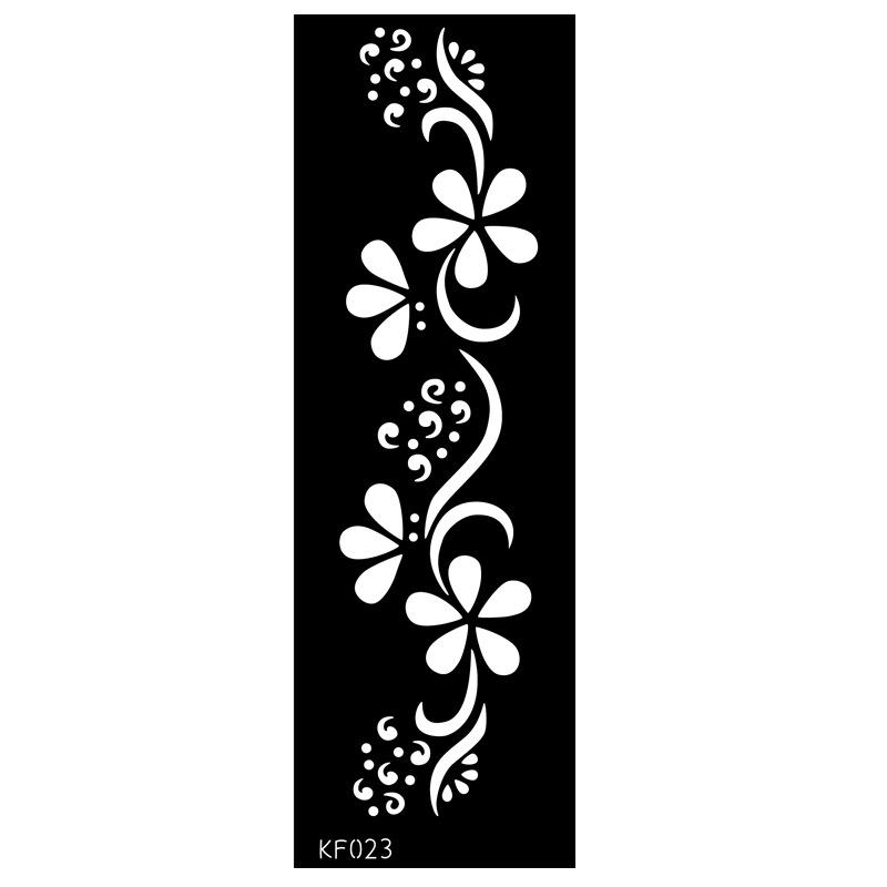 Pet Hollow Tattoo Template Juice Tattoo Sticker Template Ins Wind Flower Tattoo Sticker