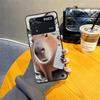 Case for Xiaomi Poco M3 M4 M7 Pro C40 C50 F3 M5 F1 C61 C71 X3 X4 X5 X7 Pro C75 Black Soft Phone Cover Cute Capybara