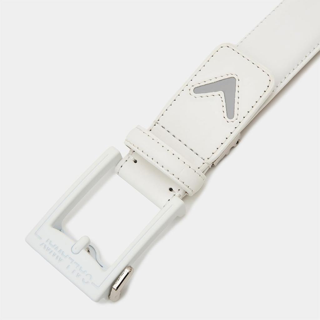 Serration Belt Synthetic Leather Golf C24192100 FR [Callaway] Men's (Cut Navigation/Stretchy) / / 1030_White